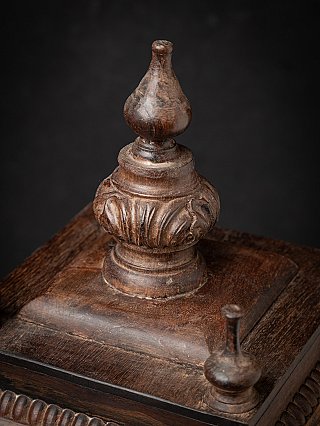 Antique wooden Indian temple