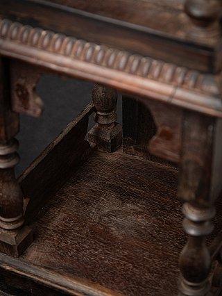 Antique wooden Indian temple