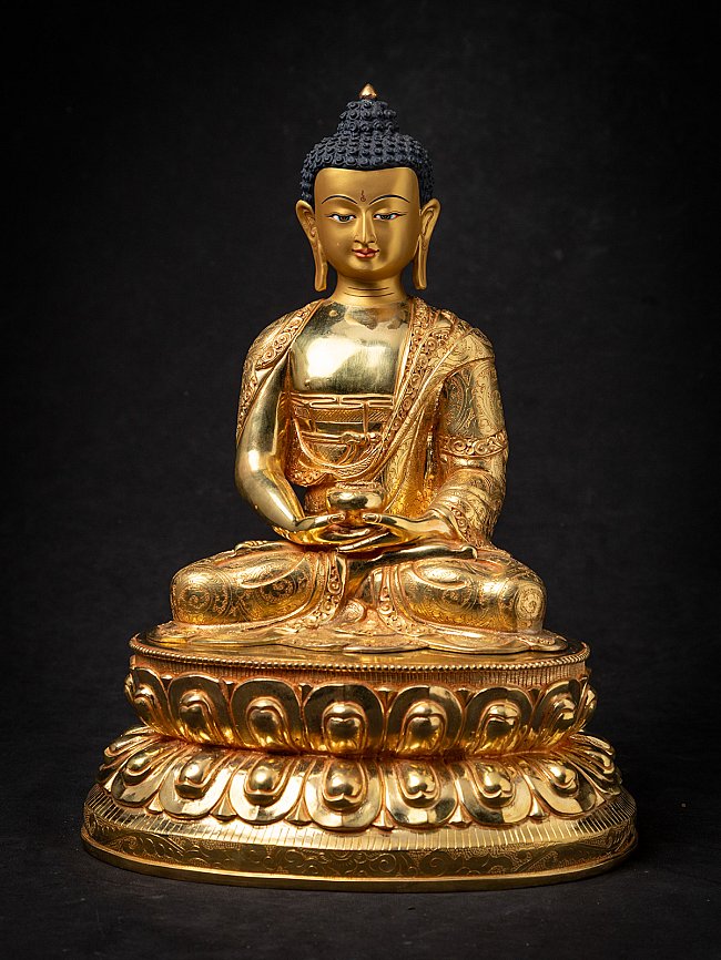 Hochwertige nepalesische Gold-face Buddha