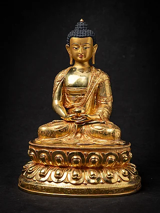 High quality Nepali gold-face Buddha statue