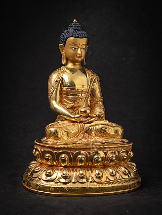 Hochwertige nepalesische Gold-face Buddha