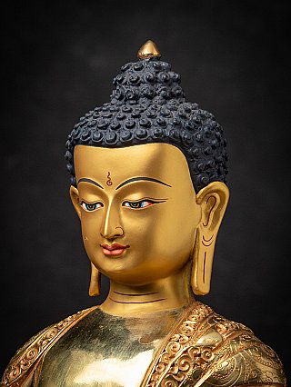 Hochwertige nepalesische Gold-face Buddha