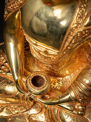 Hochwertige nepalesische Gold-face Buddha