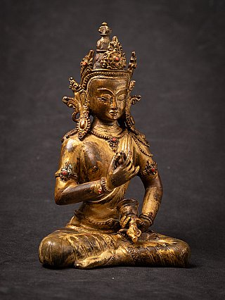 Old bronze Nepali Vajrasattva