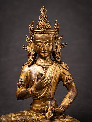 Old bronze Nepali Vajrasattva