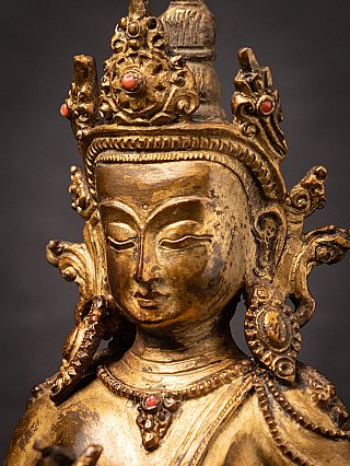 Old bronze Nepali Vajrasattva