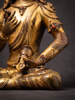 Old bronze Nepali Vajrasattva