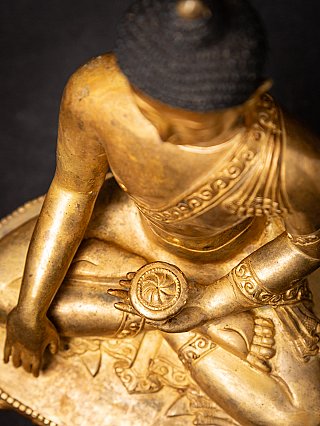 Old bronze Nepali Buddha statue