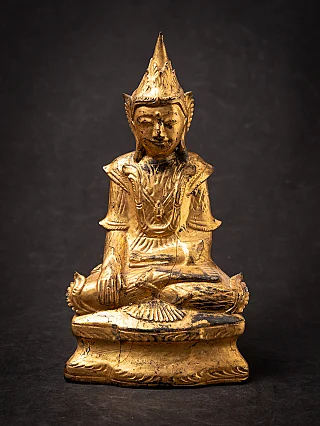 Antique wooden Burmese Shan Buddha