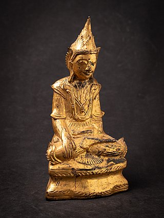 Antique wooden Burmese Shan Buddha