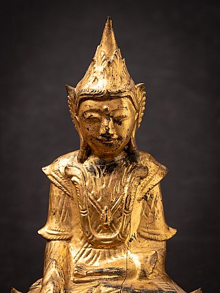 Antique wooden Burmese Shan Buddha