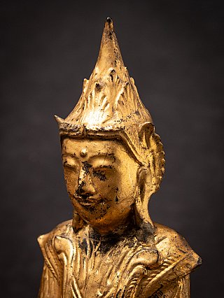 Antique wooden Burmese Shan Buddha