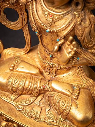 Old bronze Nepali Manjushri statue