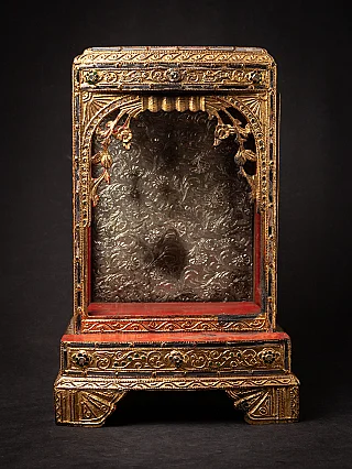Antique wooden Burmese temple