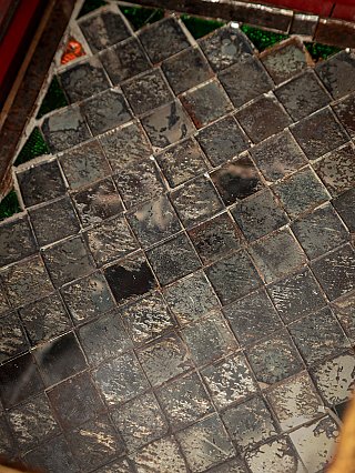 Antique wooden Burmse temple
