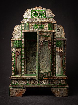 Antique wooden Burmese temple