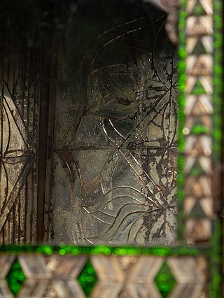 Antique wooden Burmese temple