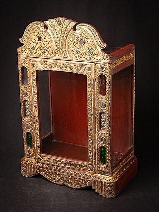 Antique wooden Burmese temple