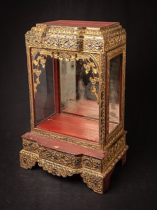 Antique wooden Burmese temple