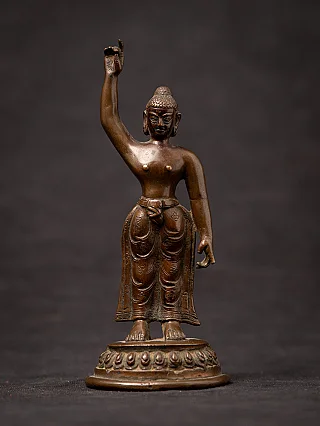 Antique bronze Nepali Siddhartha Baby Buddha