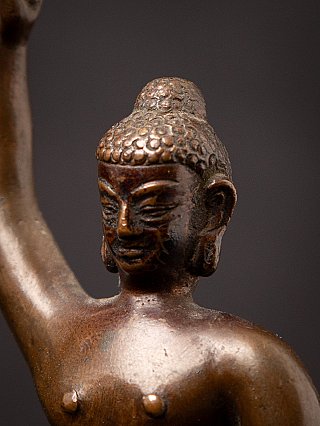 Antique bronze Nepali Siddhartha Baby Buddha