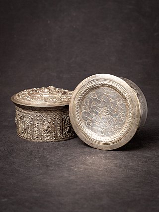 Antique Burmese Silver Box