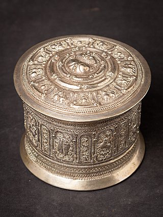 Antique Burmese Silver Box