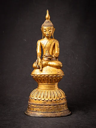 Antique bronze Burmese Ava Buddha statue