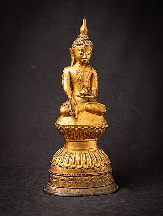 Antieke bronzen Birmese Ava Boeddha