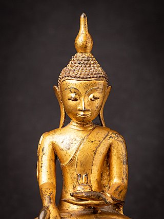Antieke bronzen Birmese Ava Boeddha