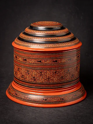 Beautiful newly made Burmese betel box