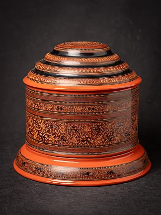 Beautiful newly made Burmese betel box