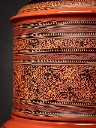 Beautiful newly made Burmese betel box