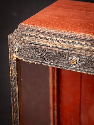Antique wooden Burmese temple