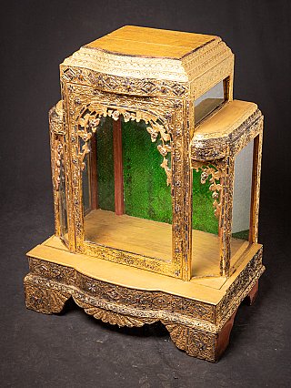Large antique wooden Burmese Temple