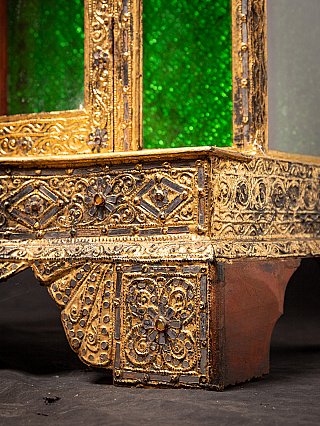 Large antique wooden Burmese Temple
