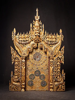 Special antique Burmese Temple panel