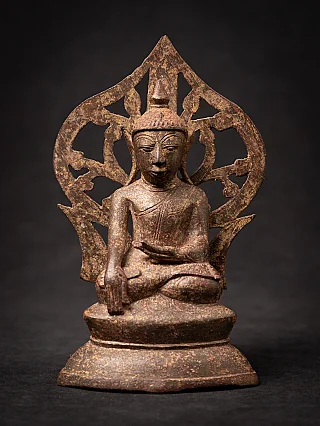 Antique bronze Burmese Buddha statue