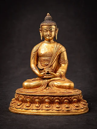 Old bronze Nepali Buddha statue