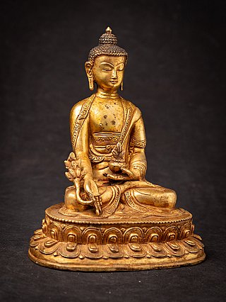 Old bronze Nepali Medicine Buddha