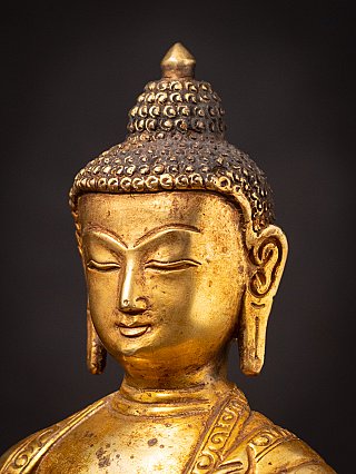 Old bronze Nepali Medicine Buddha