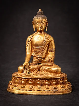 Old bronze Nepali Buddha statue