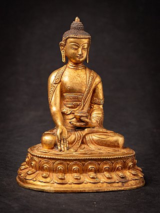Old bronze Nepali Buddha statue