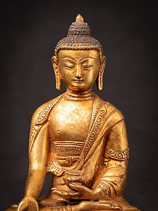 Old bronze Nepali Buddha statue
