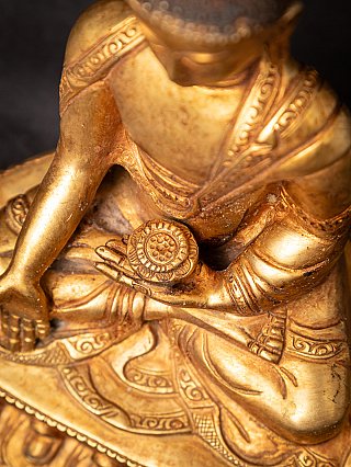 Old bronze Nepali Buddha statue