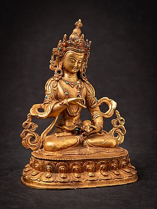 Old bronze Nepali Vajrasattva statue