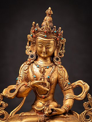 Old bronze Nepali Vajrasattva statue