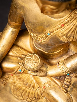 Old bronze Nepali Buddha statue