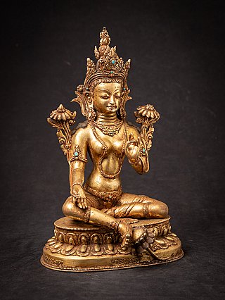 Old bronze Nepali Green Tara statue