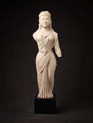 Antieke Indiase marmeren Parvati